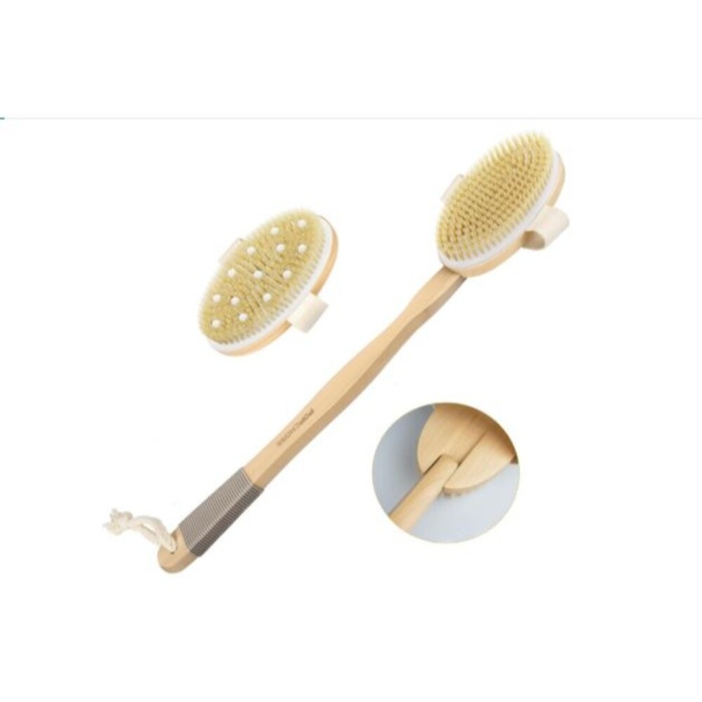 Dry Brushing Body Brush, POPCHOSE Body Scrubber for Men Women, Back Scrubber